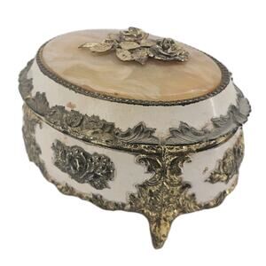 Filigree Jewelry Music Box Art nouveau The Godfather Music Mobwife Regency READ